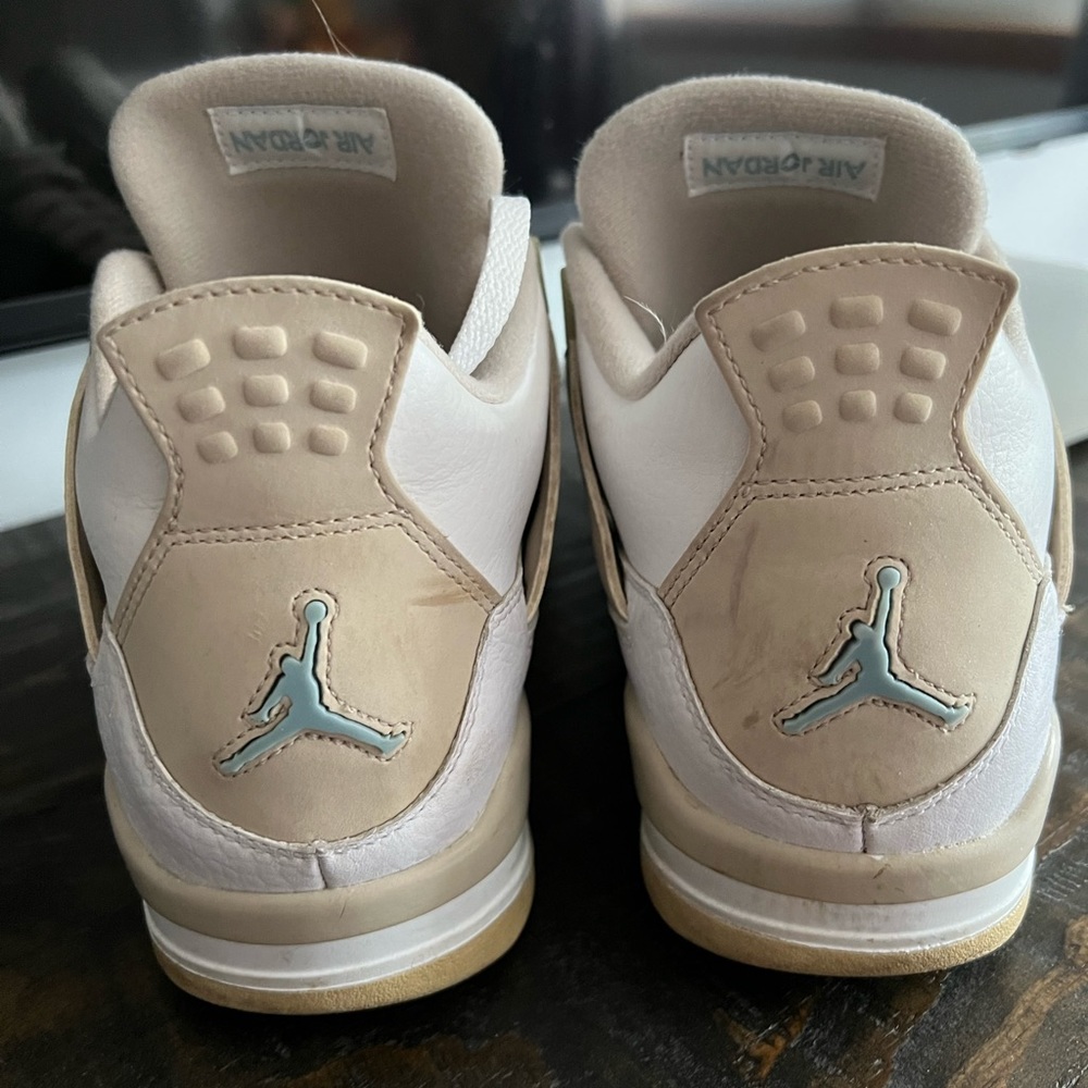 Jordan 4 Retro “Sand” size 9Y, womens 10.5; mens 9